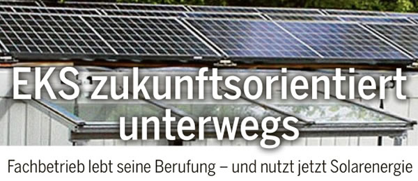 Photovoltaik und Elektrotechnik für den Raum Hameln von Ihrem Spezialisten für Elektro und Elektrotechnik aus Hameln: EKS Elektroanlagen in Hameln